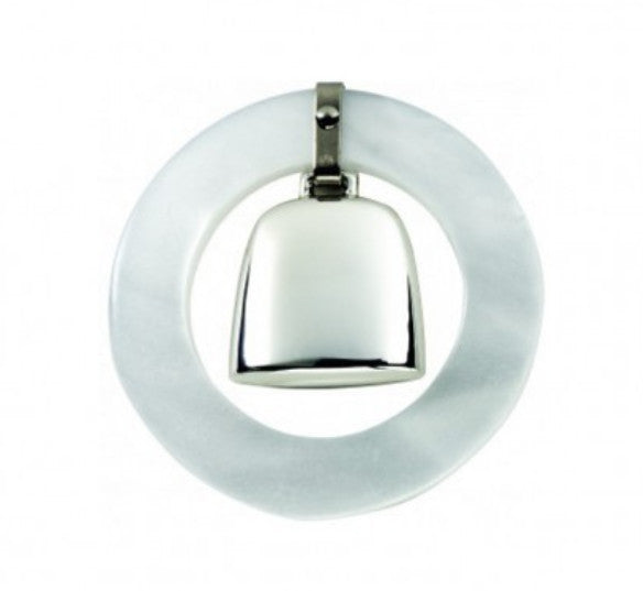 Salisbury Sterling White Teething Ring