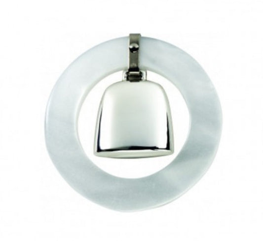 Salisbury Sterling White Teething Ring