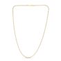 14K 2.7mm Two-Tone Fancy Ice Chain Bracelet