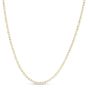14K 2.7mm Two-Tone Fancy Ice Chain Bracelet