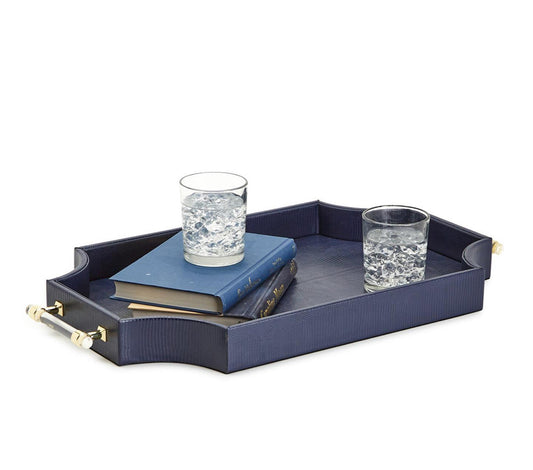 Regency Decorative Navy Rectangle Tray