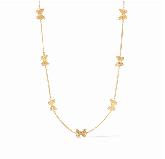 Butterfly Delicate Station Necklace