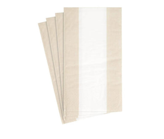 Bandol Stripe Natural Paper Guest Towel