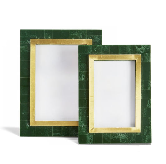 Aventurine Green and Gold Frame 4x6