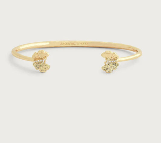 Butterfly Gold Bangle