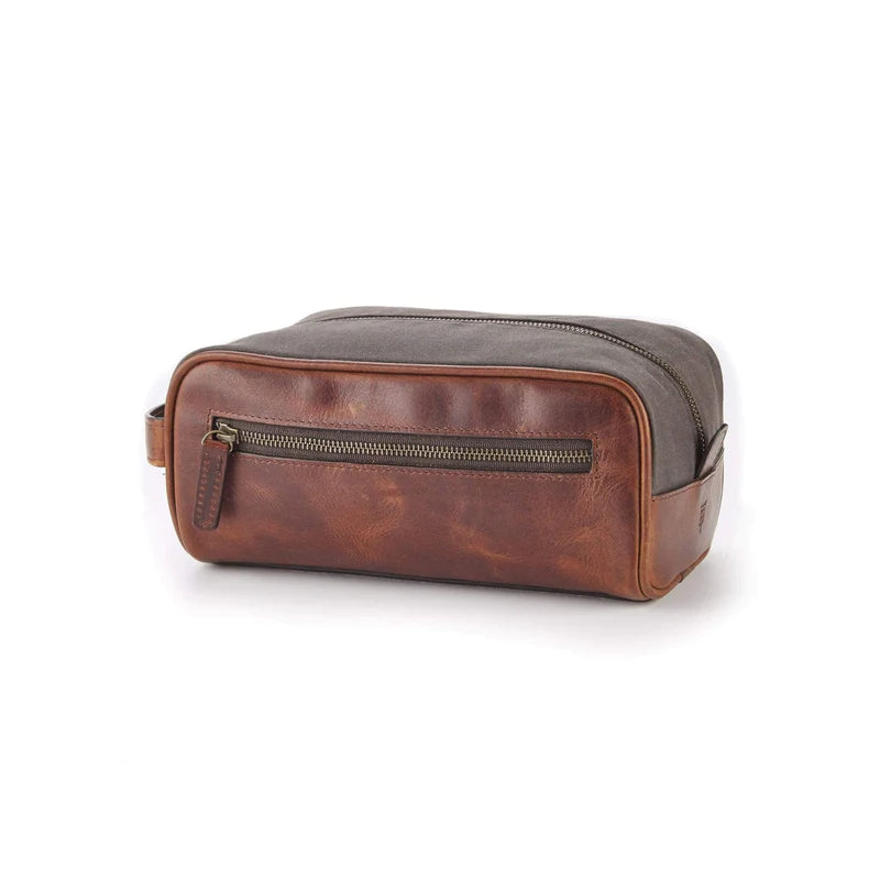 Canvas Dopp Kit-Oak/Bark