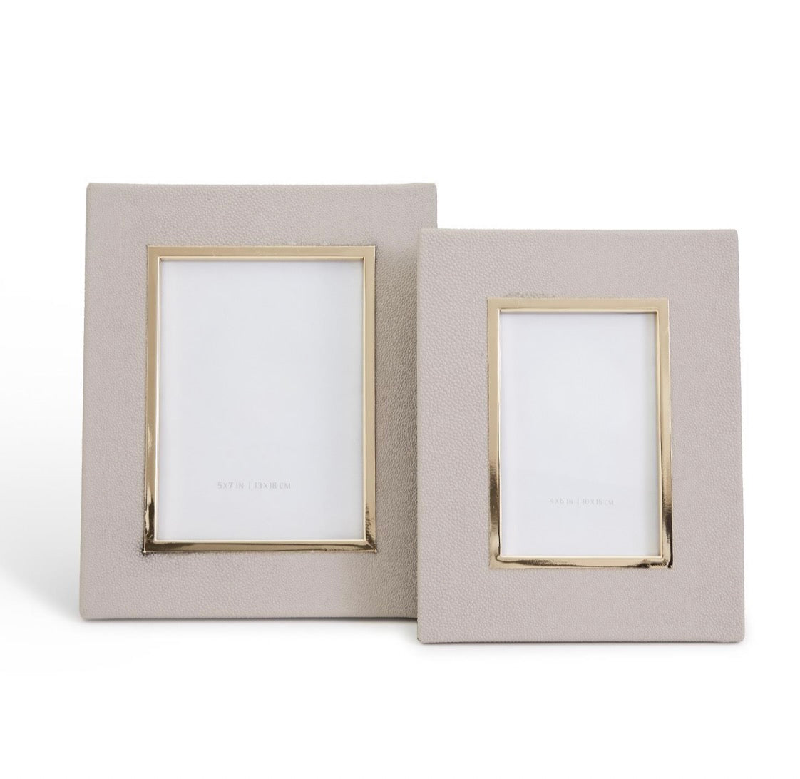 Taupe Stingray Photo Frame 4x6