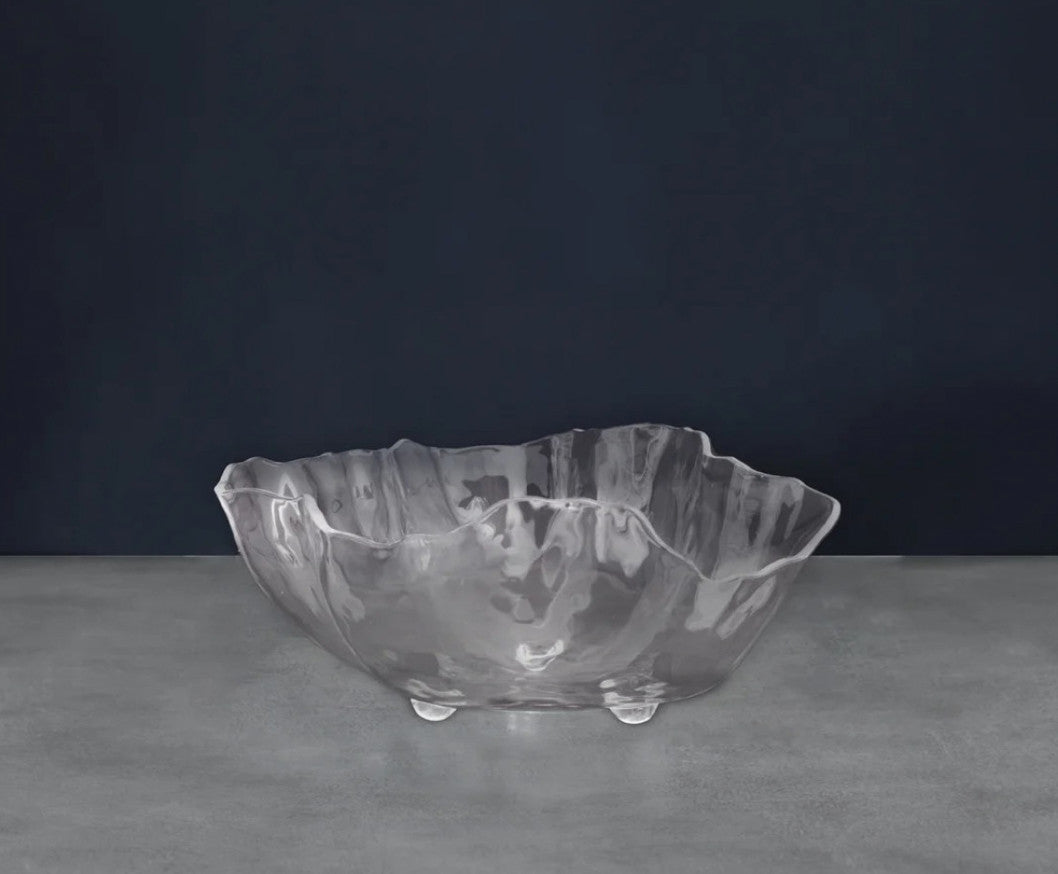 VIDA Acrylic Clear Large Deep Bowl