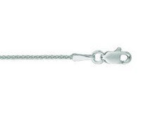 14KW 18in 1.2mm Round Wheat Chain w/ Lobster Clasp