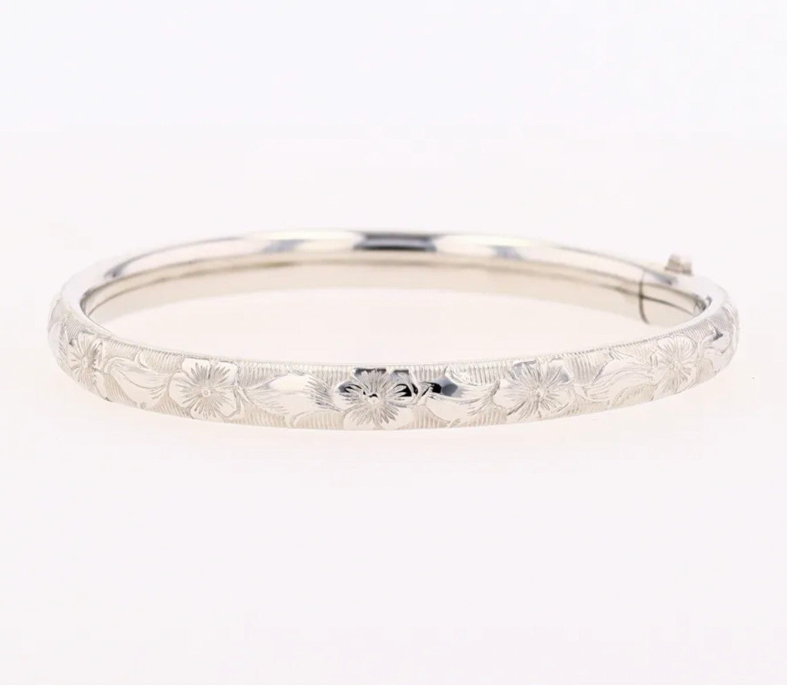 SS Floral Child Bracelet