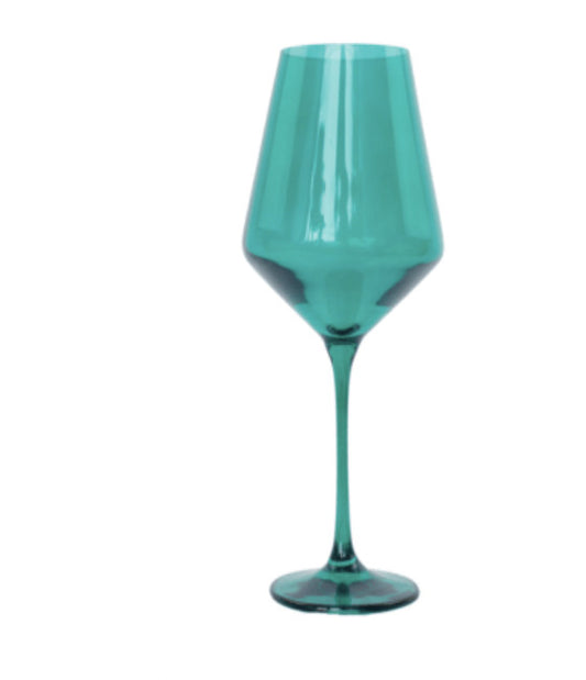 Estelle Stemware-Emerald Green