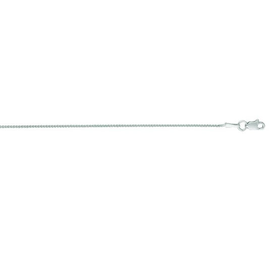 14KW 16in 1mm Round Wheat Chain w/ Lobster Clasp