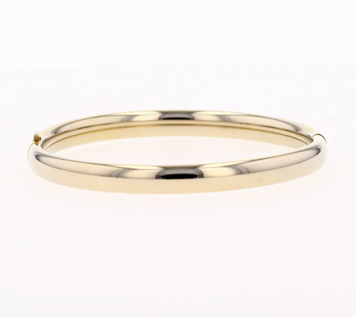 14K GF Plain Polished Baby Bracelet