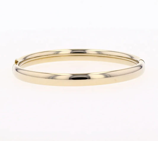 14K GF Plain Polished Baby Bracelet