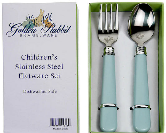 Robin's Egg Blue Children's Flatware Set
