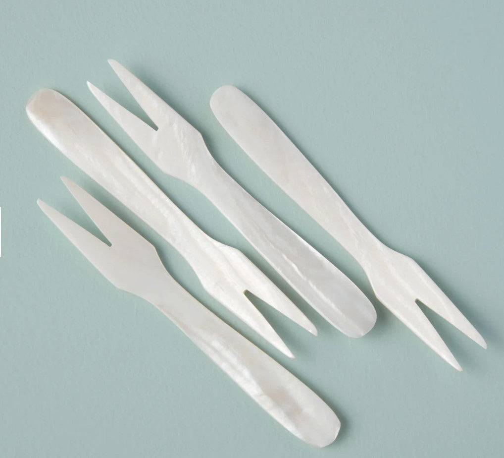 Seashell Forks, Set of 4
