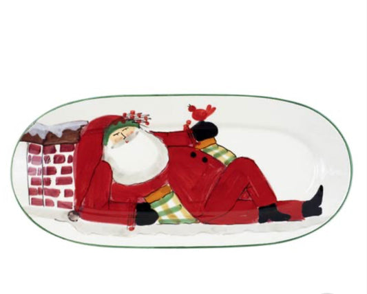 Old St. Nick Small Oval Platter