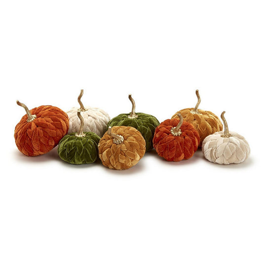 Braided Plush Pumpkins-Large