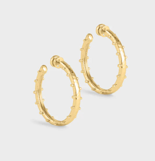 Milos Gold Medium Hoops