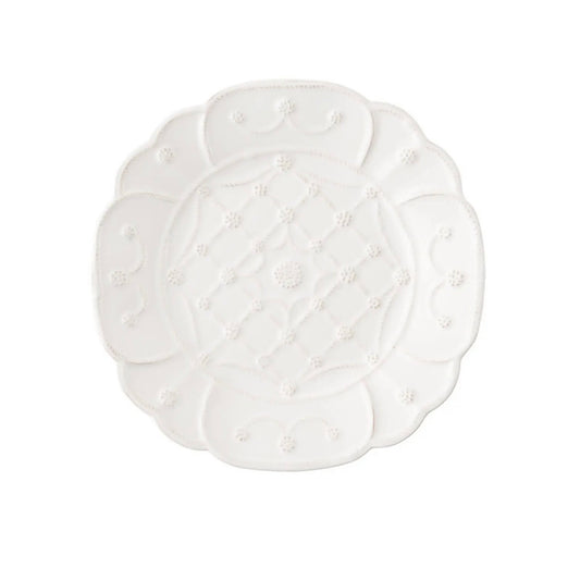 Jardins du Monde Whitewash Villandry Salad Plate