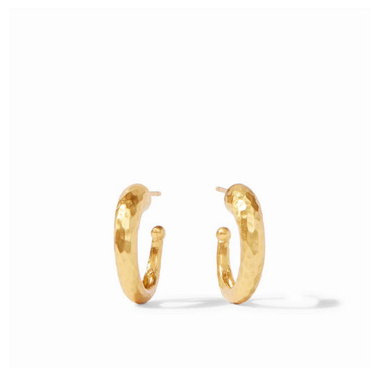Hammered Hoop Gold Large