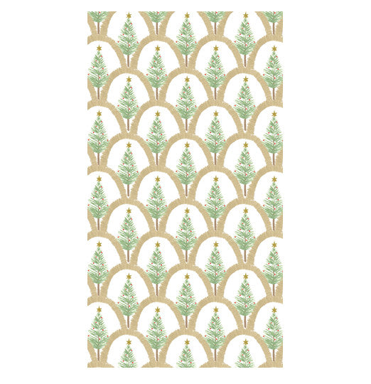 Deco Christmas Gold Guest Towel