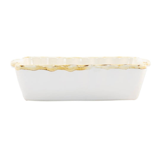 Italian Bakers White Small Rectangular Baker