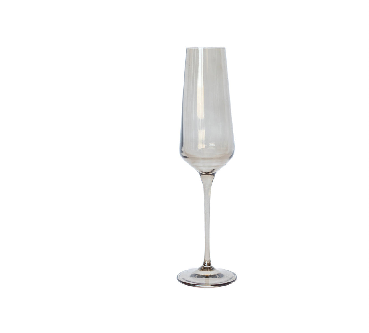 Estelle Champagne Flute-Gray Smoke