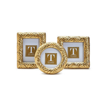 Fanshell Gold Leaf Photo Frame