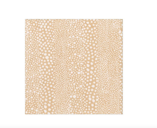 Pebble Beige Paper Linen Cocktail Napkin